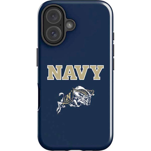 United States Naval Academy Navy Logo iPhone 16 Impact Case